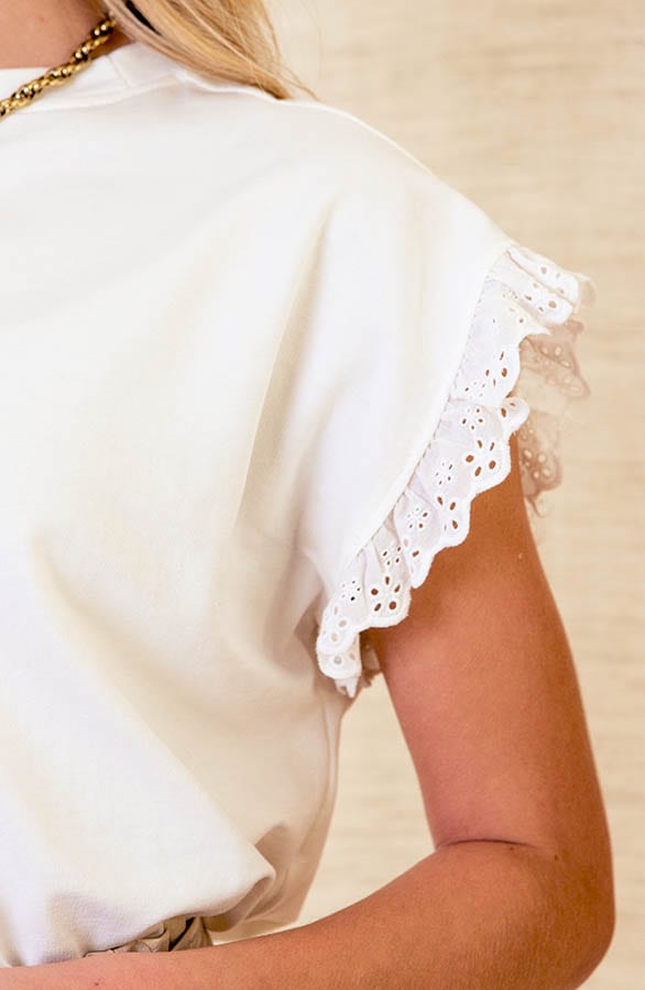 Top Met Details Bo Wit – shoparchief — foto 3
