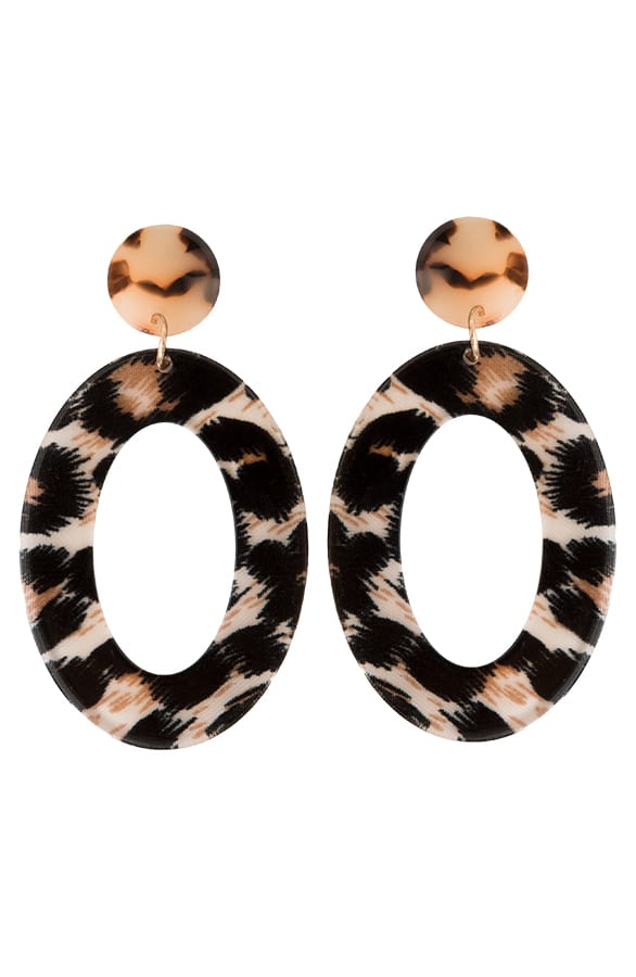 Leopard Earrings Kim – shoparchief