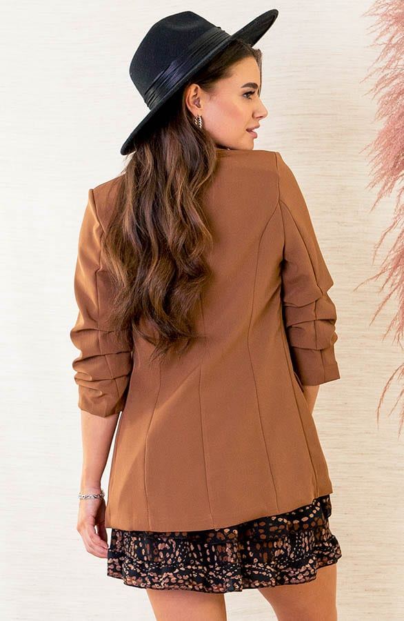Blazer Basic Nore Cognac – shoparchief — foto 4