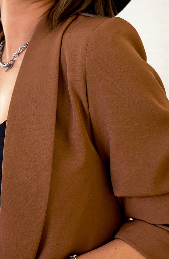 Blazer Basic Nore Cognac – shoparchief — foto 5