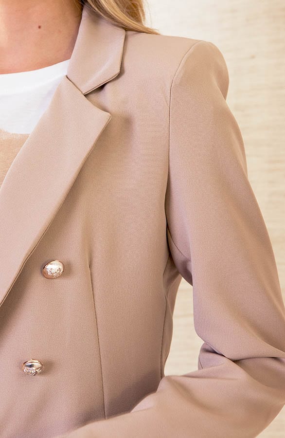 Blazer Met Knopen Lola Beige – shoparchief — foto 5