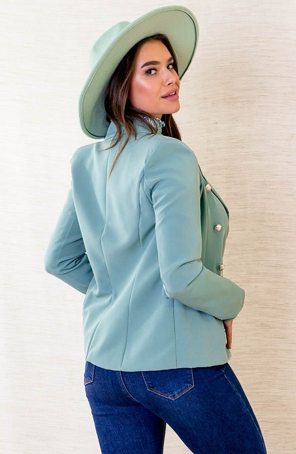 Blazer Met Knopen Lola Mint – shoparchief — foto 8