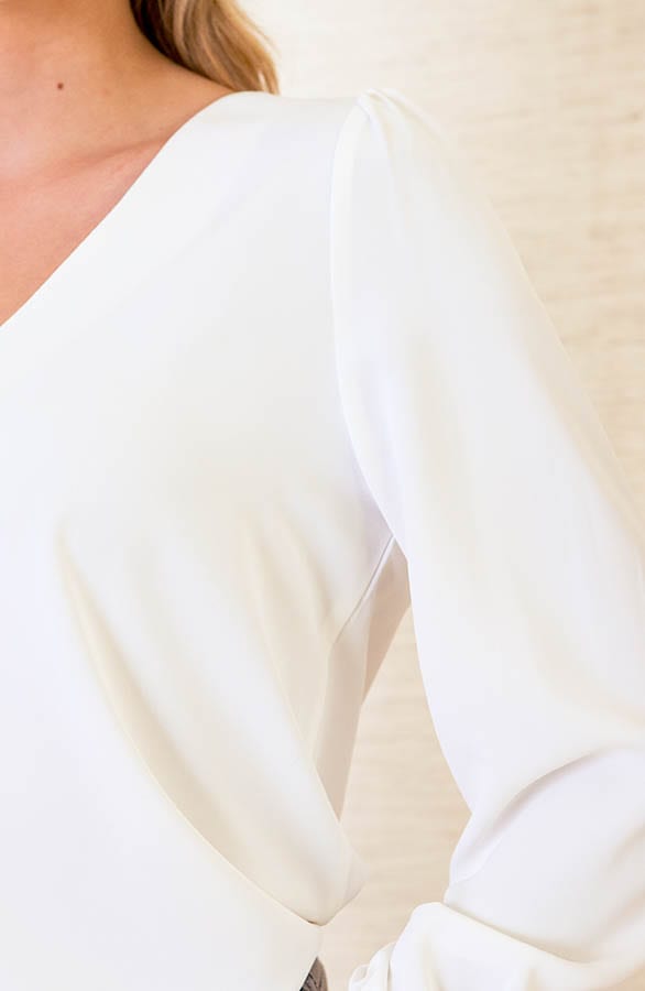 Detail Blouse Paige Ecru – shoparchief — foto 5