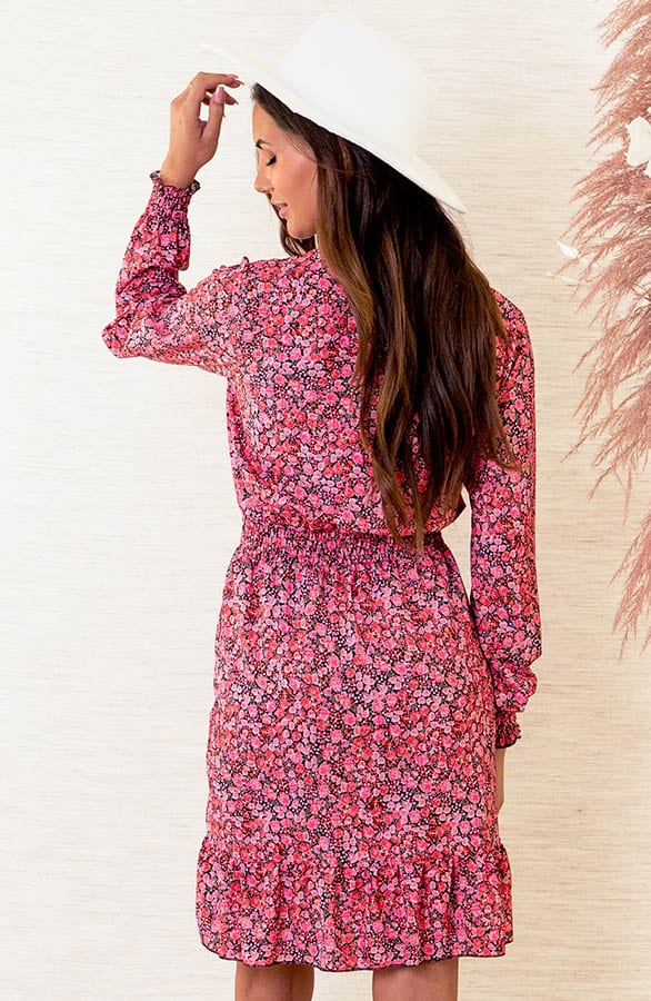 Floral Jurk Manouk Roze – shoparchief — foto 4