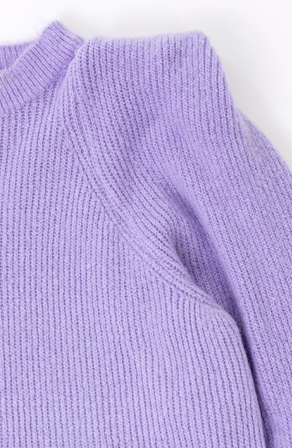 Gebreide Trui Met Schouderdetails Liv Lila – shoparchief — foto 2