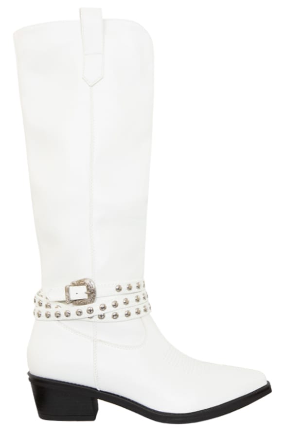 Gesp Cowboylaarzen Dewy Wit – shoparchief