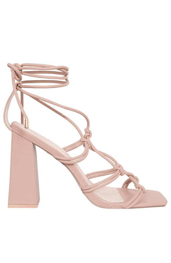 Gevlochten Hakken Miley Beige – shoparchief