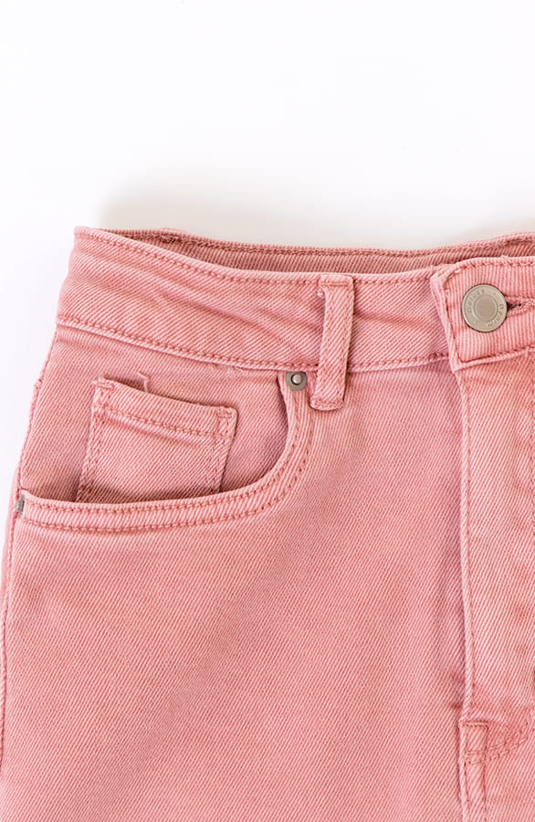 Hoge Taille Broek Lizzy Dust Roze – shoparchief — foto 2