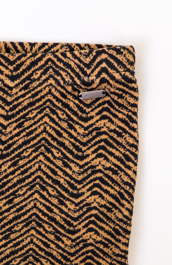 Janine Flared Broek Deluxe Print Camel – shoparchief — foto 2