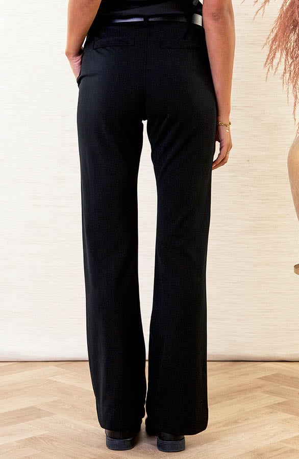 Flared Pantalon Jess Zwart – shoparchief — foto 3