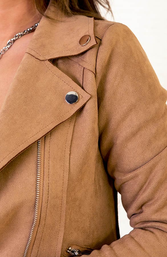 Jessie Biker Jacket Camel – shoparchief — foto 11