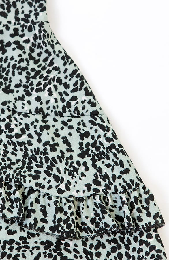 Laagjes Rok Met Cheetah Print Chelsey Mint – shoparchief — foto 7