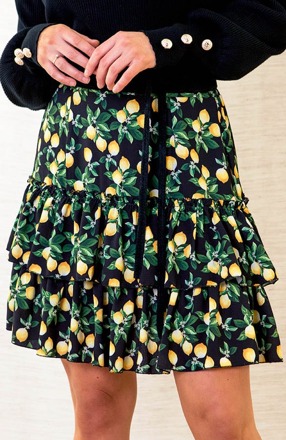 Print Rok Exclusive Lemon Joy Zwart – shoparchief — foto 2