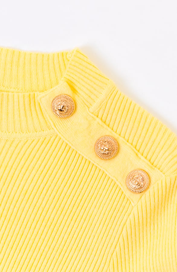 Longsleeve Stretch Trui Suzanne Geel – shoparchief — foto 2