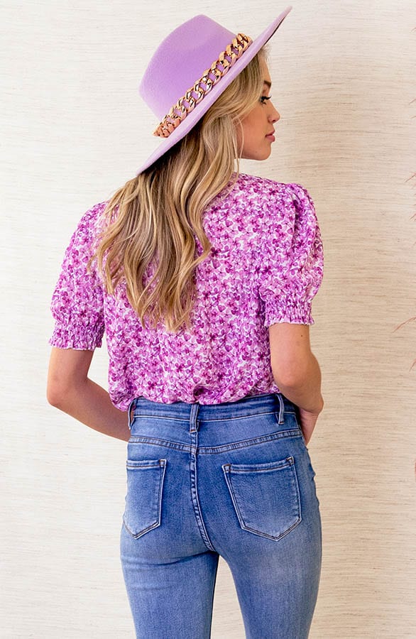 Lynn Dames Top Bloemenprint Roze – shoparchief — foto 10