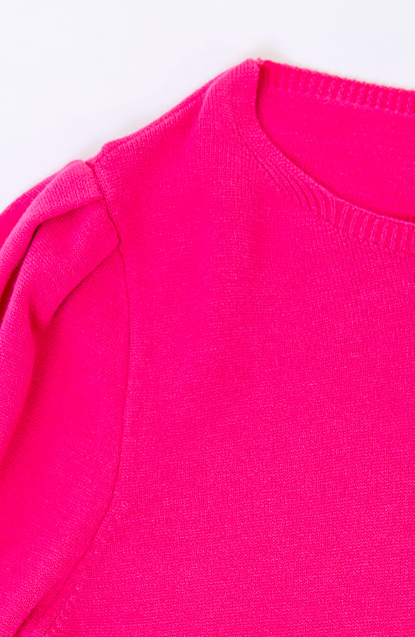 Pofmouwen Trui Ariana Fuchsia – shoparchief — foto 2