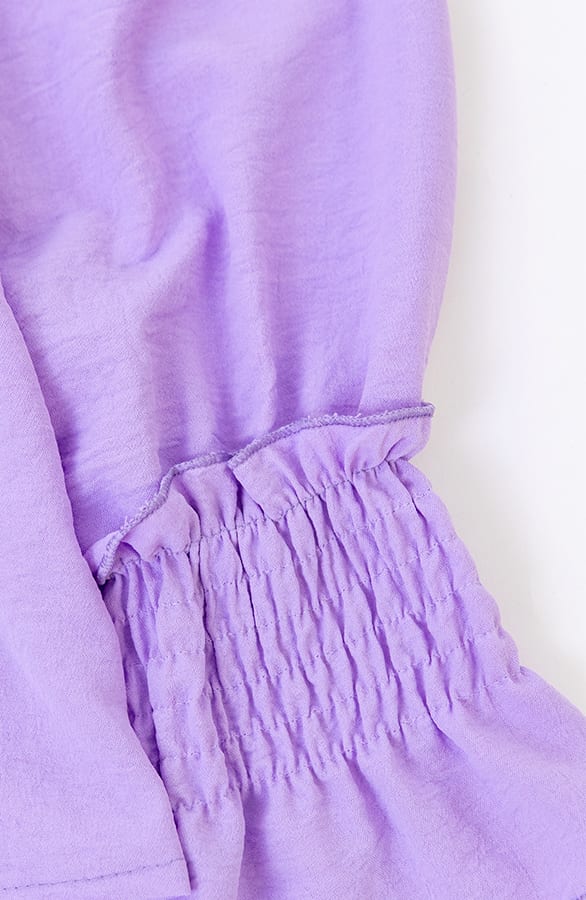 Ruffle Mouwen Blouse Lonneke Lila – shoparchief — foto 7