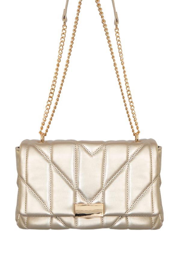 Schoudertas Deluxe Malou Goud – shoparchief