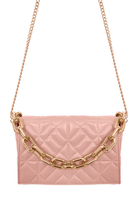 Schoudertas Met Schakelketting Ciara Roze – shoparchief