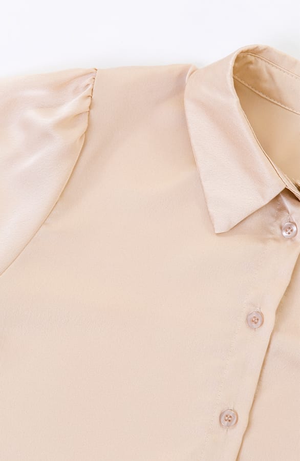 Silk Blousejurk Ava Beige – shoparchief — foto 6