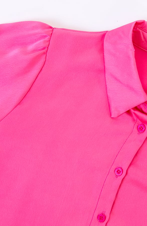 Silk Blousejurk Ava Fuchsia – shoparchief — foto 6
