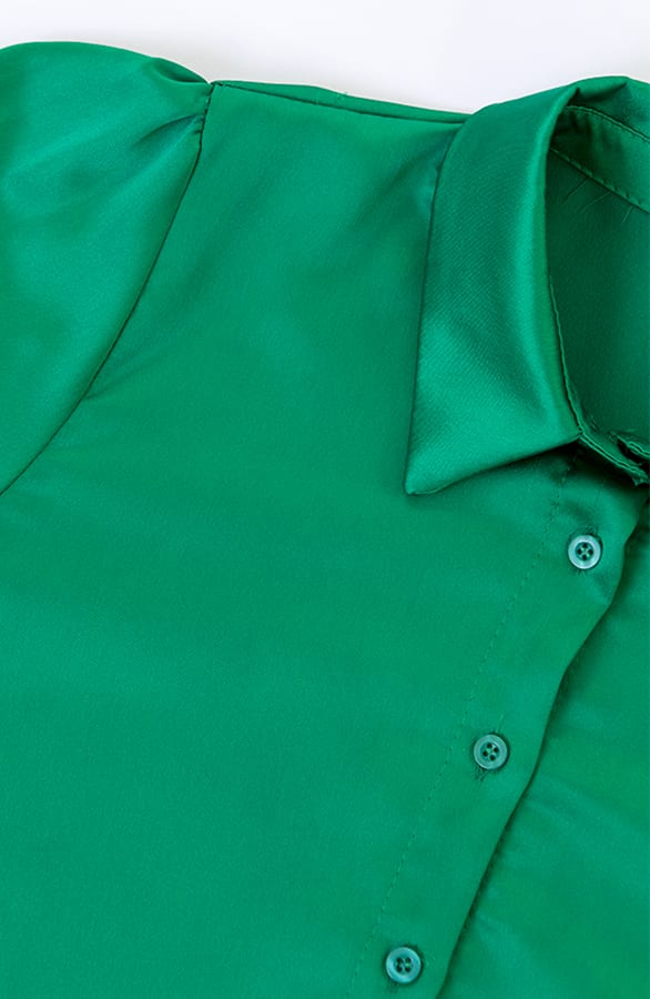 Silk Blousejurk Ava Groen – shoparchief — foto 6