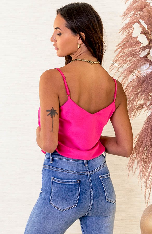 Zijden Top Loïs Fuchsia 2.0 – shoparchief — foto 4