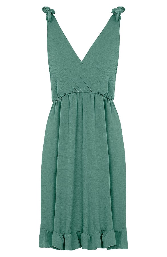 A-lijn Strik Jurk Abby Mint – shoparchief