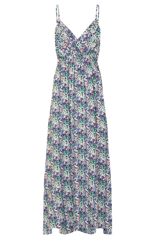 Bloemen Spaghetti Jurk Jacky Lila Ecru – shoparchief