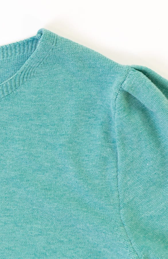 Pofmouwen Trui Ariana Dust Mint – shoparchief — foto 2