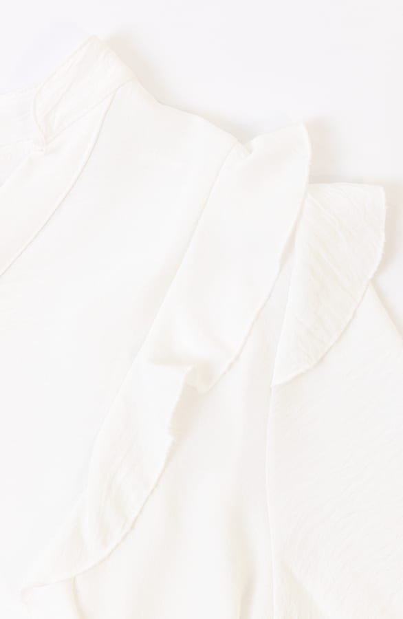 Ruffle Blouse Nafka Ecru – shoparchief — foto 2