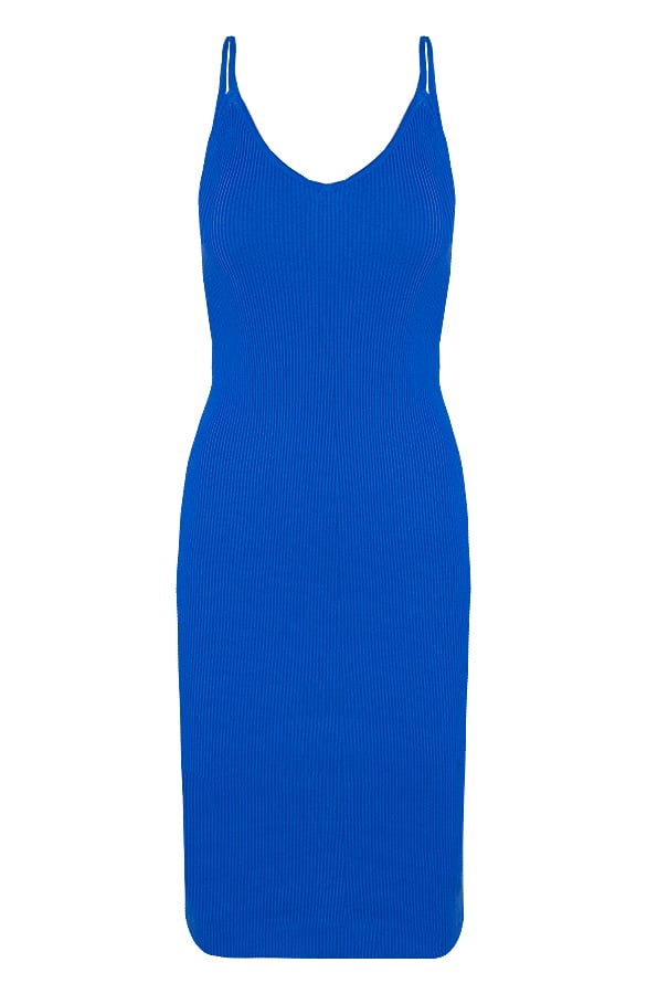 Spaghetti Jurk Kaylee Kobalt – shoparchief