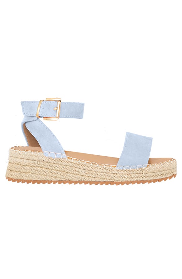 Suede Sandalen Met Bandjes Dilan Jeansblauw – shoparchief