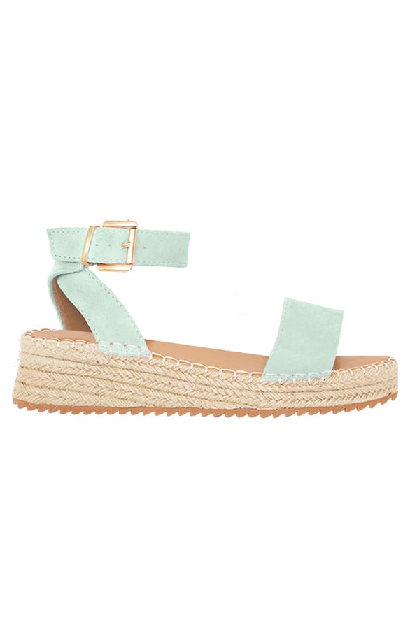 Suede Sandalen Met Bandjes Dilan Mint – shoparchief