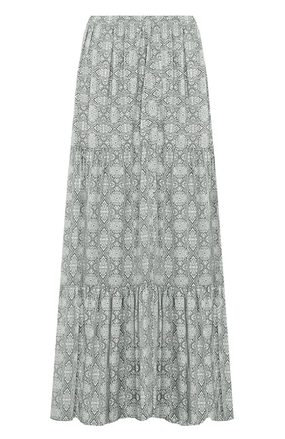 Boho Maxi Rok Jaimy Army – shoparchief