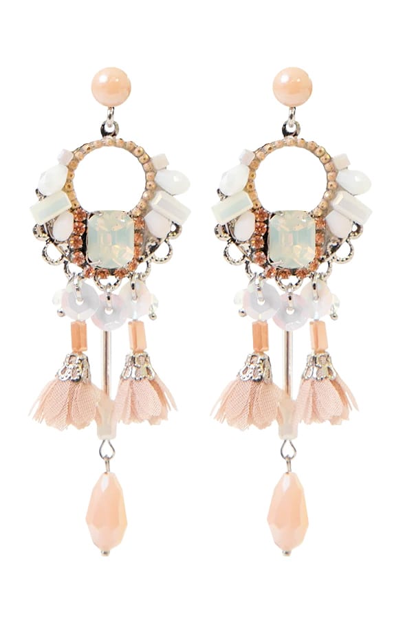 Ibiza Oorbellen Stacy Beige – shoparchief
