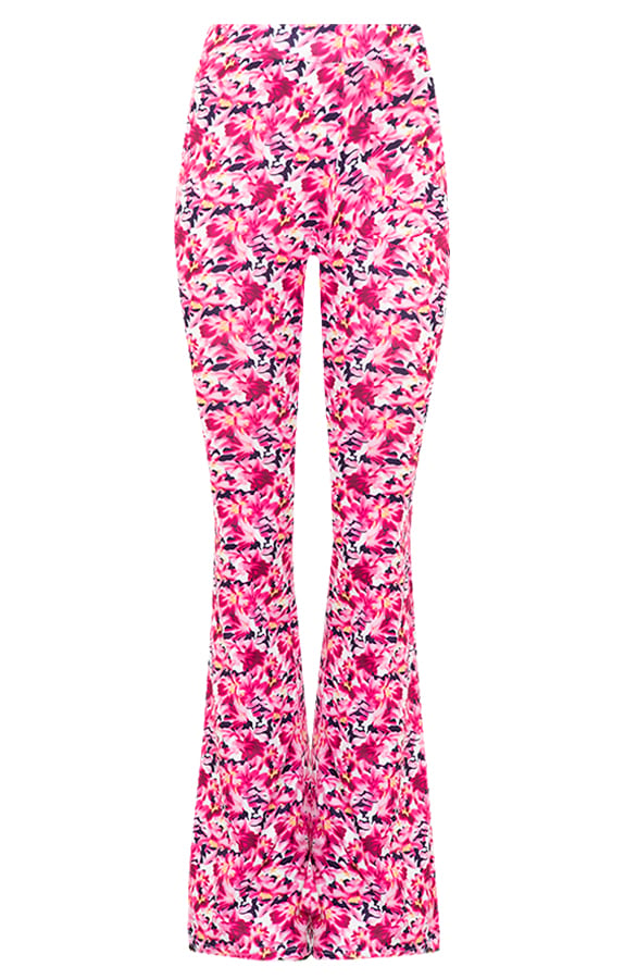 Janine Flared Broek Aquarel Roze – shoparchief