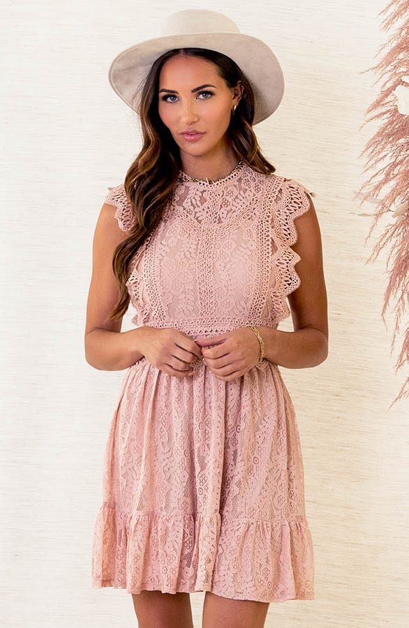 Luxe Kanten Jurk Amber – shoparchief — foto 2