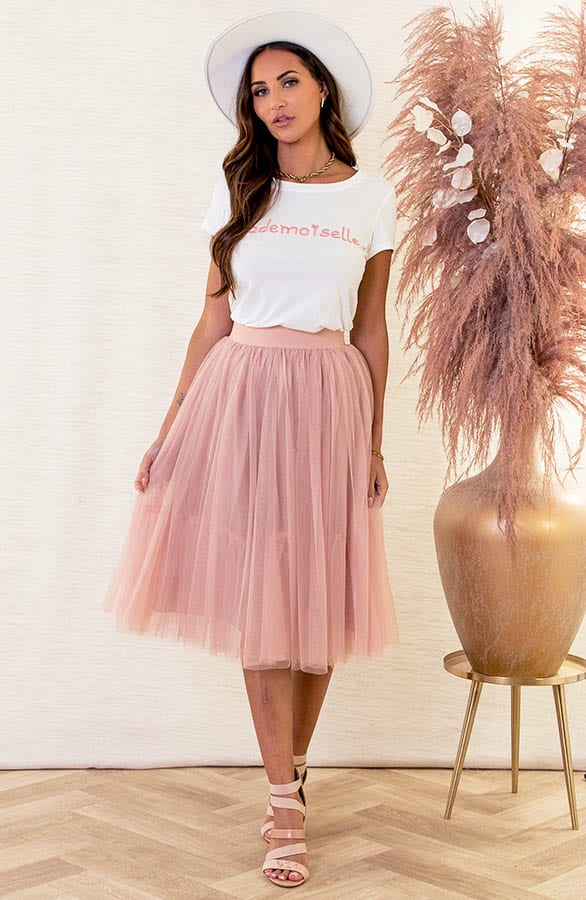 Midi Tule Rok Loiza Roze – shoparchief — foto 4