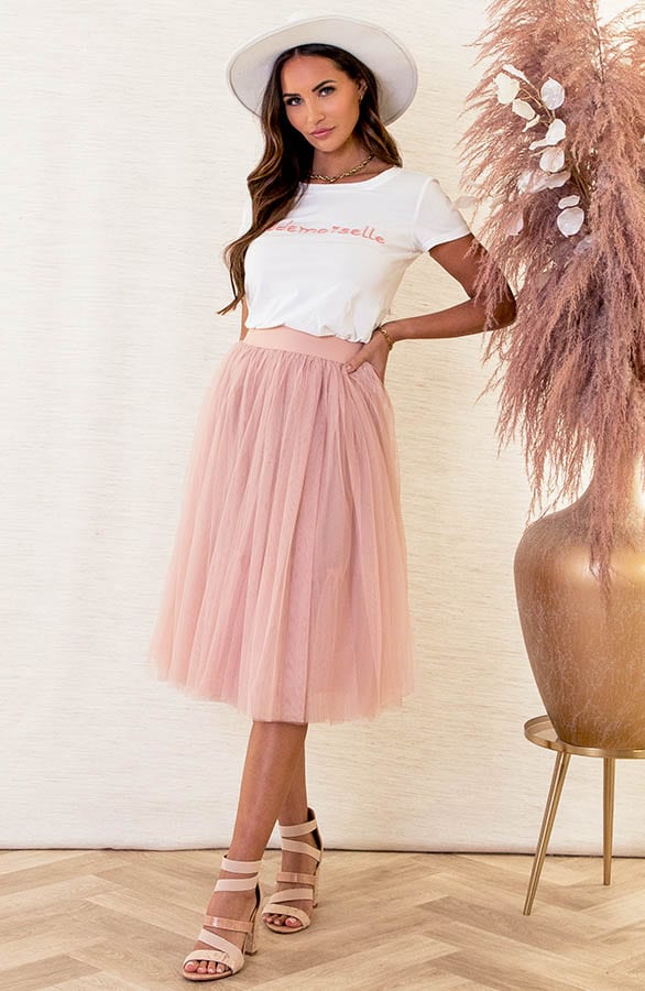 Midi Tule Rok Loiza Roze – shoparchief — foto 5