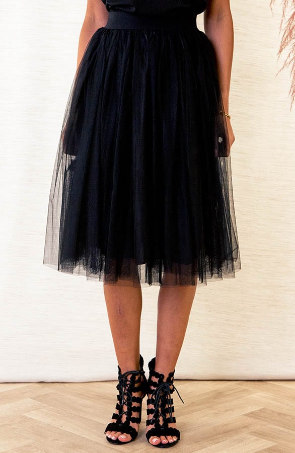 Midi Tule Rok Loiza Zwart – shoparchief