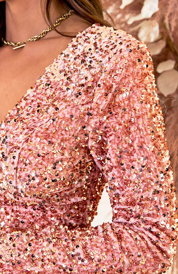 Pailletten Jurk Nova Rose – shoparchief — foto 5