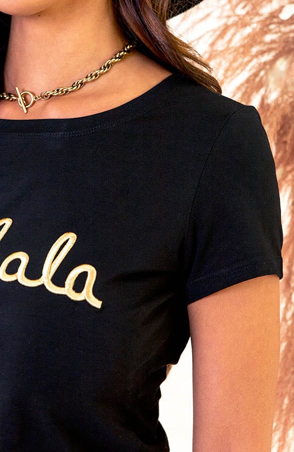 Shirt Oohlala Naomi Zwart Goud – shoparchief — foto 5