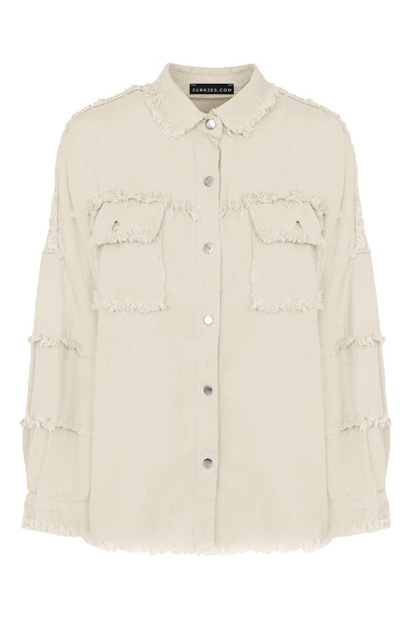Ibiza Tassel Jacket Oversized Alexa Beige – shoparchief — foto 2