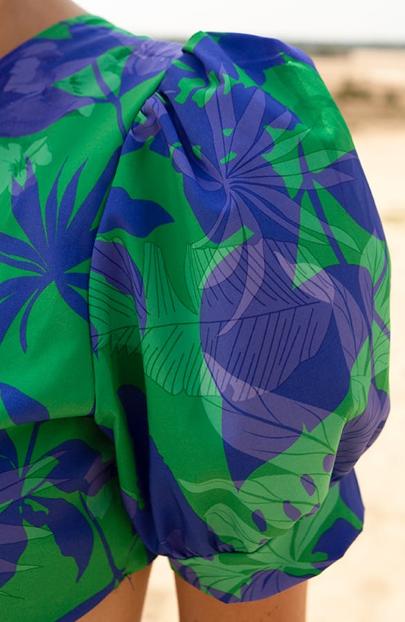 Maxi Cut Out Dress Amy Green Blue – shoparchief — foto 4