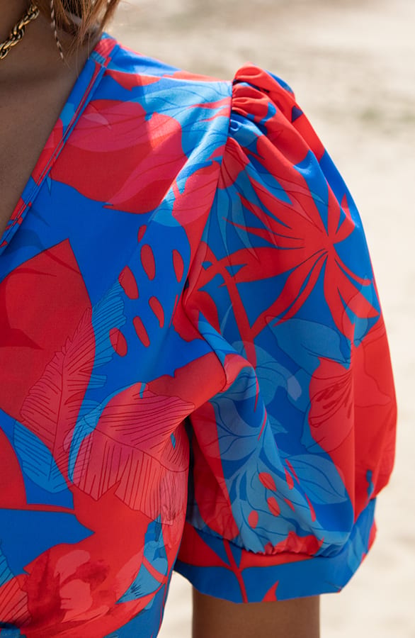 Maxi Cut Out Dress Amy Red Blue – shoparchief — foto 4