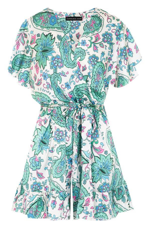 Paisleyprint Playsuit Diana Mint – shoparchief