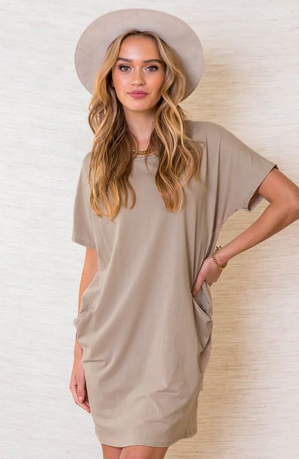 Pocket Tuniek James Beige – shoparchief