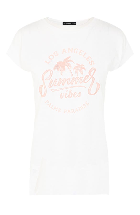 Summer Vibes T-Shirt Renee Dust Roze – shoparchief