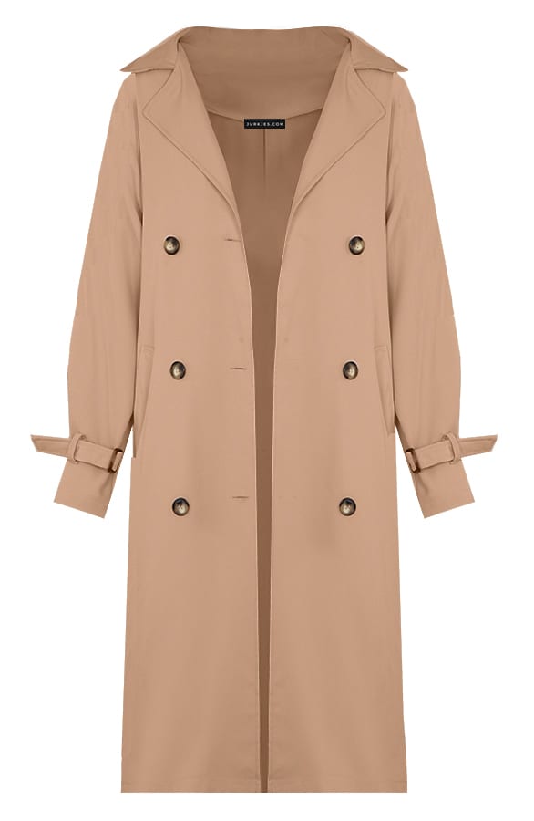 Trenchcoat Marloes Camel – shoparchief